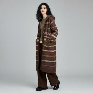 Winter Cashemere Blend Fair Isle Hooded Cardigan