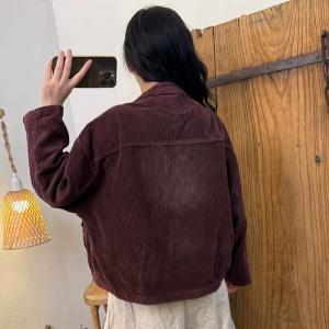 City Chic Front Pocket Corduroy Jacket
