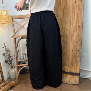 Comfortable Cotton Loose Wide Leg Pants