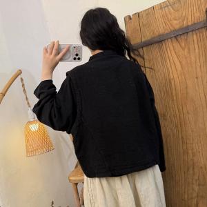Fall Fashion Organic Linen Ladies Waistcoat