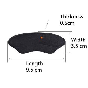 Heel Cushion Pads Self Adhesive Heel Grips for Loose Shoes Anti Slip Shoe Inserts Liners To Prevent Blisters 4 Pairs