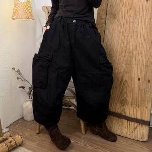 City Chic Baggy Cotton Ladies Cargo Pants