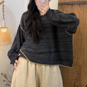 City Chic Cotton Knitted Sweater