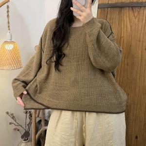 City Chic Cotton Knitted Sweater