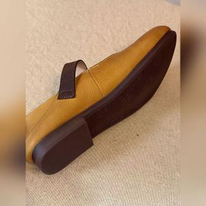 Leather Patchwork Comfy Mary Jane Flats