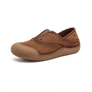 Wide Toe Comfort Leather Laofers