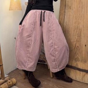 Pop Colors Corduroy Balloon Pants