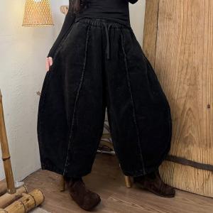 Pop Colors Corduroy Balloon Pants