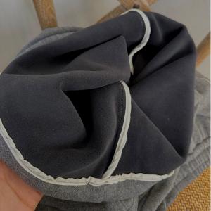 Casual Chic Fleeced Lining Cotton Sweat Pants
