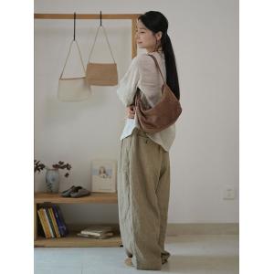 Jacquard Linen Causal Hobo Bag
