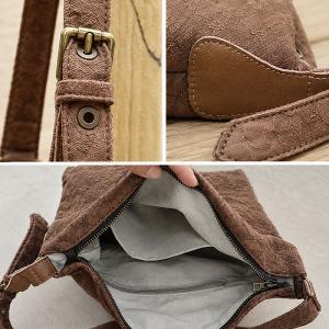 Jacquard Linen Causal Hobo Bag