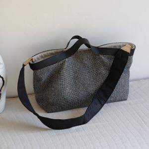 Versatile Cotton Linen Boho Handbag / Shoulder Bag
