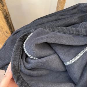 Fleeced Lining Baagy Wide Leg Jeans