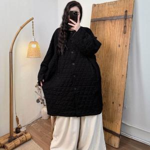 Midi Diamond-Quilted Cotton Padded Coat