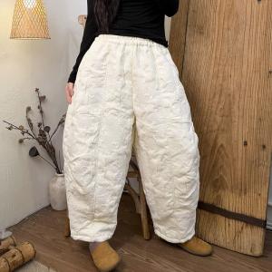 Solid Colors Comfy Cotton Quilted Pants